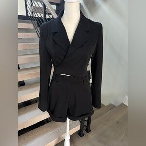 New Ronny Kobo Collection Elegant Black Romper size XS